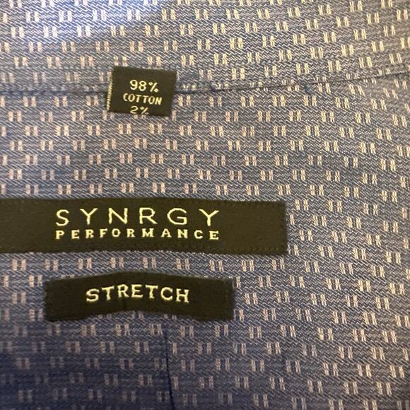 Synrgy Multi-color Dress Long sleeve Button Down Men’s Size 3XL - Picture 2 of 8
